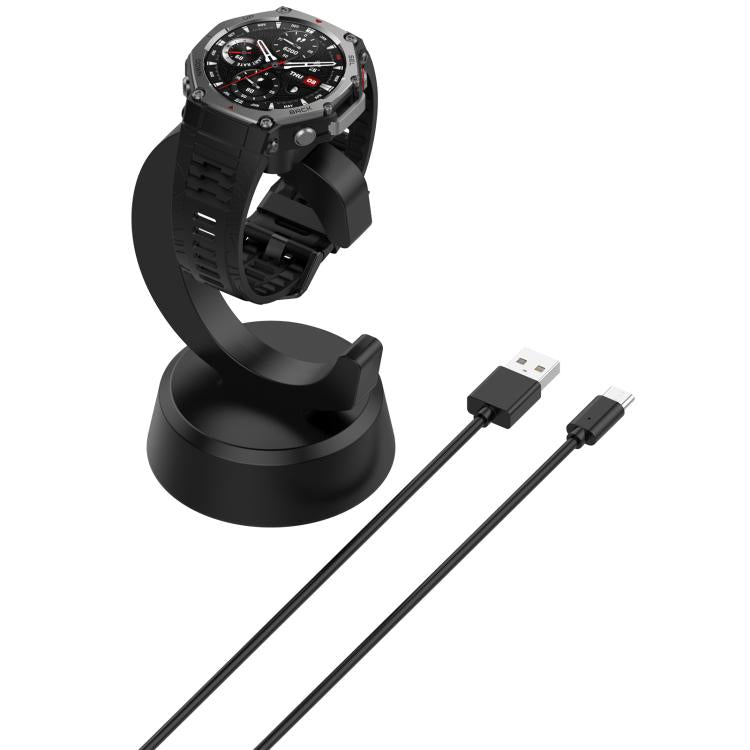 C-Shaped Smart Watch Charging Stand Charging Dock Base, For Amazfit T-Rex 3 Pro