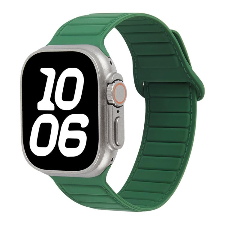 Stitched Loop Magnetic Silicone Watch Band, For Apple Watch 46mm / 49mm / 45mm / 44mm, For Apple Watch 42mm / 41mm / 40mm / 38mm