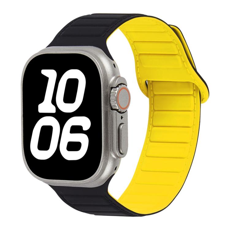 Stitched Loop Magnetic Silicone Watch Band, For Apple Watch 46mm / 49mm / 45mm / 44mm, For Apple Watch 42mm / 41mm / 40mm / 38mm