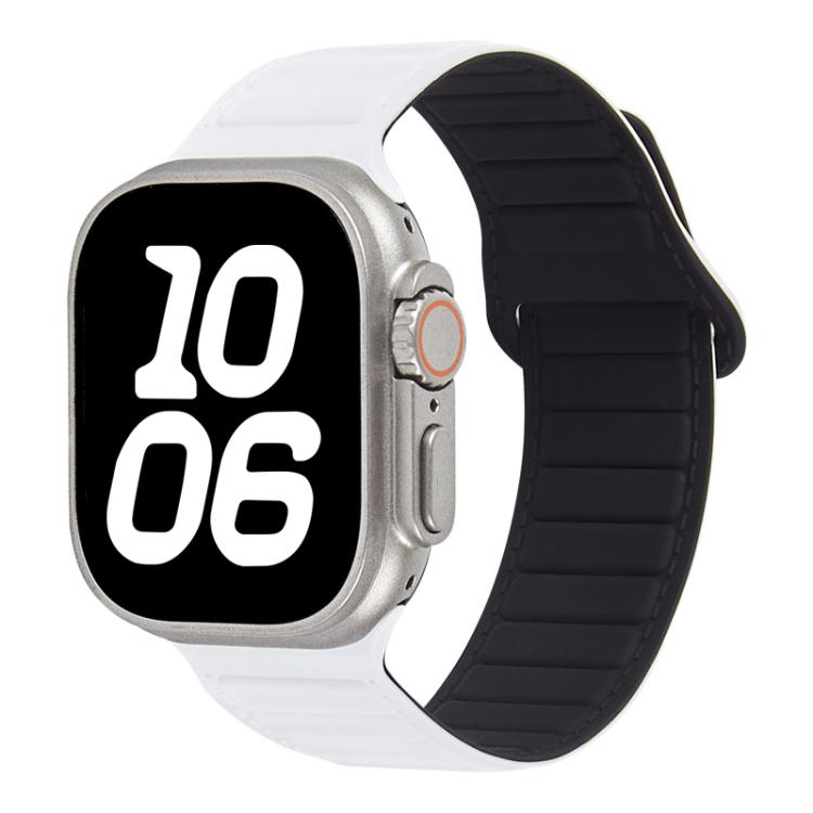 Stitched Loop Magnetic Silicone Watch Band, For Apple Watch 46mm / 49mm / 45mm / 44mm, For Apple Watch 42mm / 41mm / 40mm / 38mm