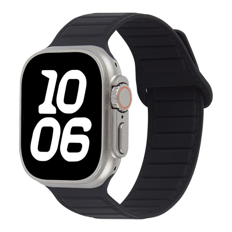 Stitched Loop Magnetic Silicone Watch Band, For Apple Watch 46mm / 49mm / 45mm / 44mm, For Apple Watch 42mm / 41mm / 40mm / 38mm