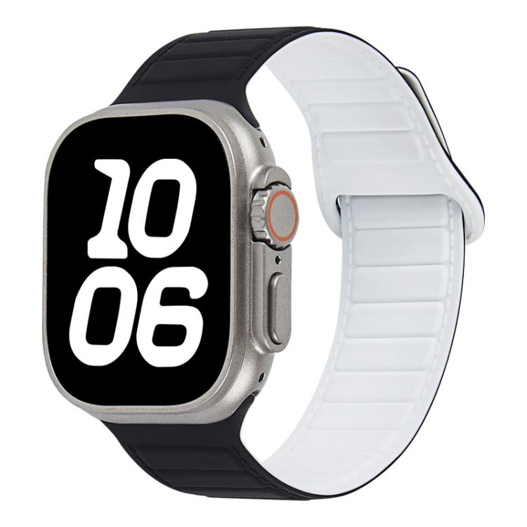 Stitched Loop Magnetic Silicone Watch Band, For Apple Watch 46mm / 49mm / 45mm / 44mm, For Apple Watch 42mm / 41mm / 40mm / 38mm