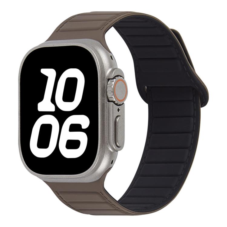Stitched Loop Magnetic Silicone Watch Band, For Apple Watch 46mm / 49mm / 45mm / 44mm, For Apple Watch 42mm / 41mm / 40mm / 38mm