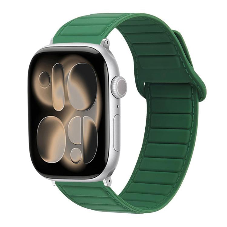 Stitched Loop Magnetic Silicone Watch Band, For Apple Watch 46mm / 49mm / 45mm / 44mm, For Apple Watch 42mm / 41mm / 40mm / 38mm