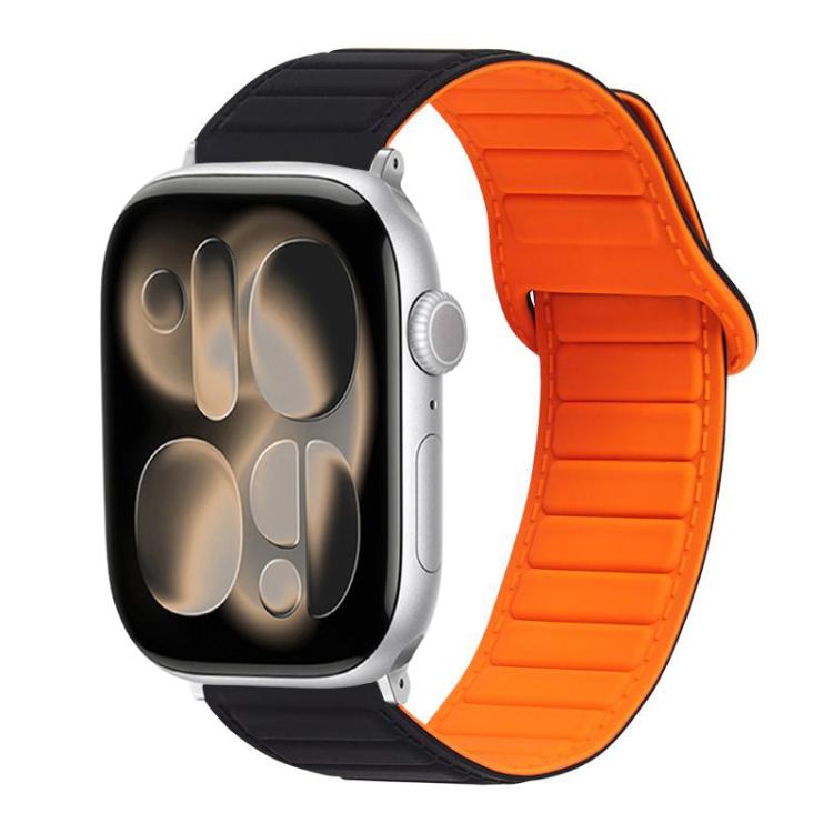 Stitched Loop Magnetic Silicone Watch Band, For Apple Watch 46mm / 49mm / 45mm / 44mm, For Apple Watch 42mm / 41mm / 40mm / 38mm