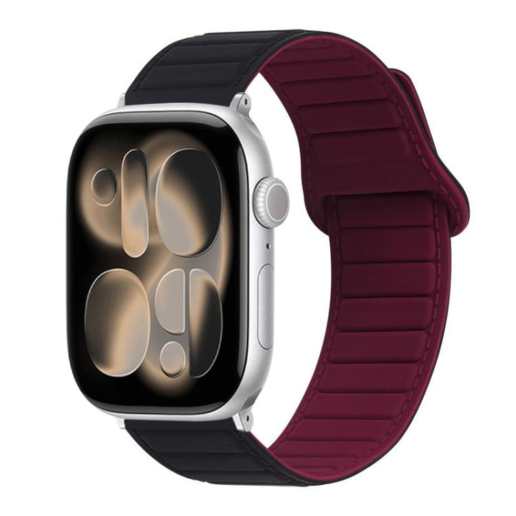 Stitched Loop Magnetic Silicone Watch Band, For Apple Watch 46mm / 49mm / 45mm / 44mm, For Apple Watch 42mm / 41mm / 40mm / 38mm
