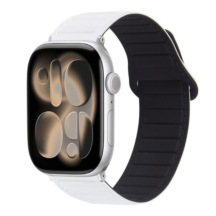 Stitched Loop Magnetic Silicone Watch Band, For Apple Watch 46mm / 49mm / 45mm / 44mm, For Apple Watch 42mm / 41mm / 40mm / 38mm