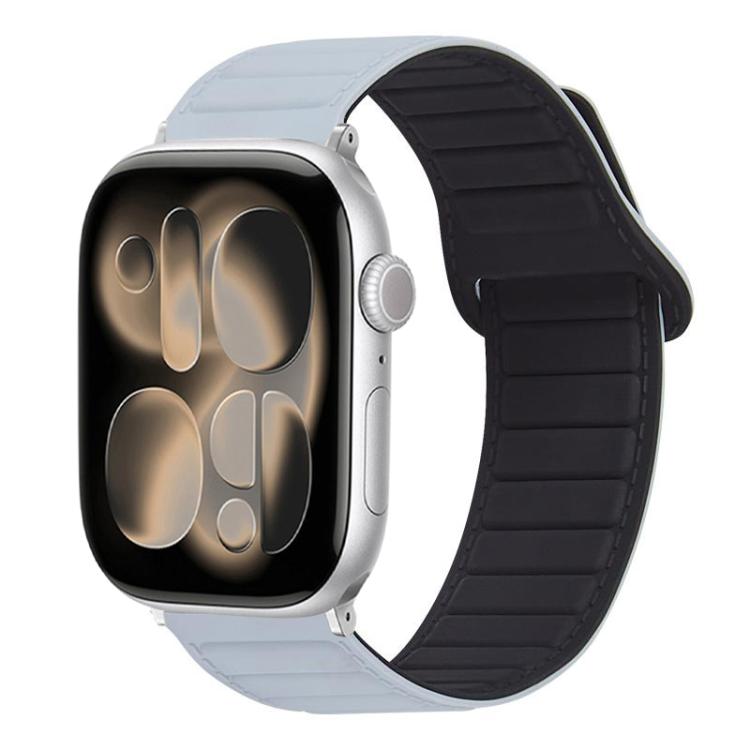 Stitched Loop Magnetic Silicone Watch Band, For Apple Watch 46mm / 49mm / 45mm / 44mm, For Apple Watch 42mm / 41mm / 40mm / 38mm