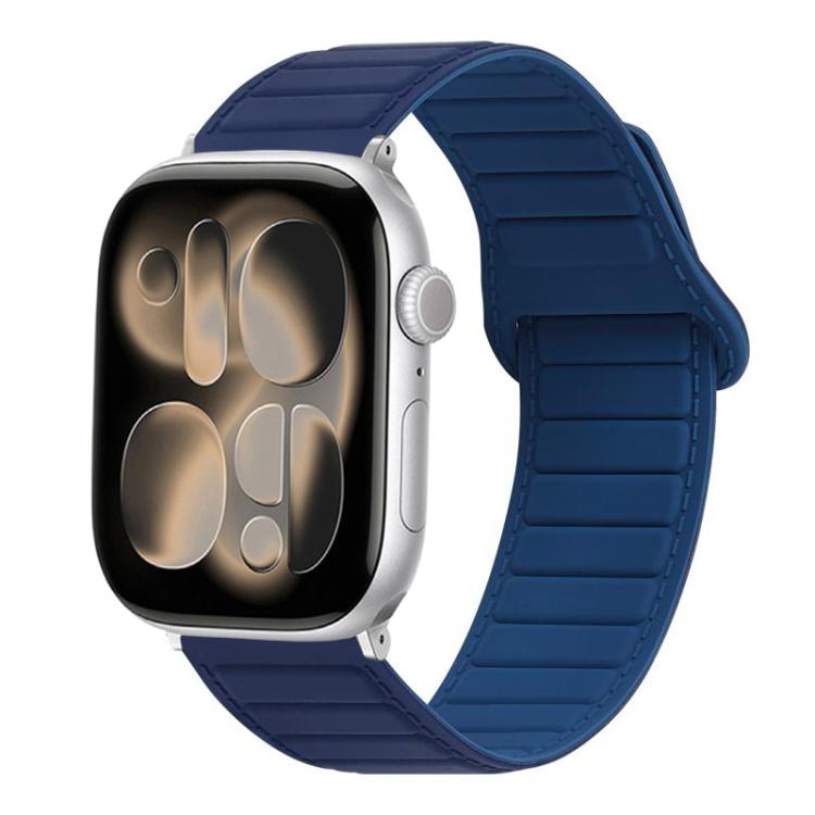 Stitched Loop Magnetic Silicone Watch Band, For Apple Watch 46mm / 49mm / 45mm / 44mm, For Apple Watch 42mm / 41mm / 40mm / 38mm
