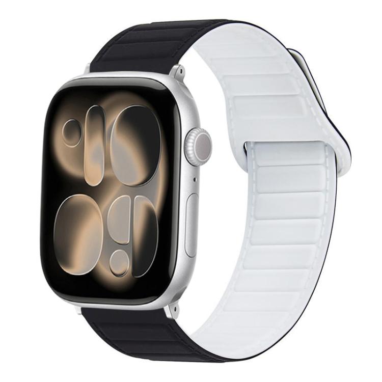 Stitched Loop Magnetic Silicone Watch Band, For Apple Watch 46mm / 49mm / 45mm / 44mm, For Apple Watch 42mm / 41mm / 40mm / 38mm