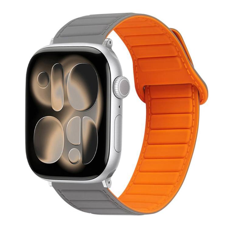 Stitched Loop Magnetic Silicone Watch Band, For Apple Watch 46mm / 49mm / 45mm / 44mm, For Apple Watch 42mm / 41mm / 40mm / 38mm