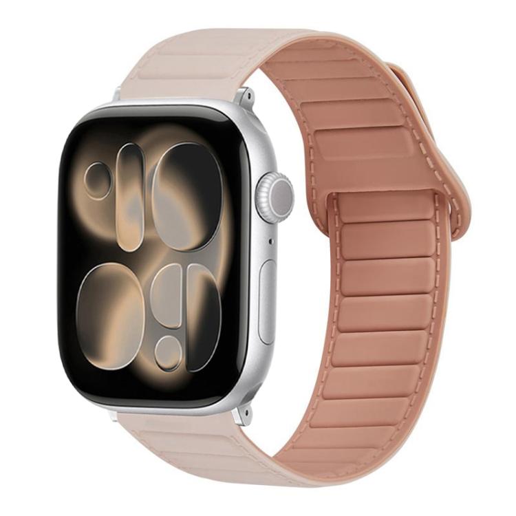 Stitched Loop Magnetic Silicone Watch Band, For Apple Watch 46mm / 49mm / 45mm / 44mm, For Apple Watch 42mm / 41mm / 40mm / 38mm