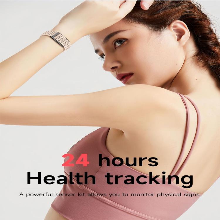 H59 Screenless BT Smart Bracelet Dual Strap, Support Incoming Call Reminder / Health Monitoring