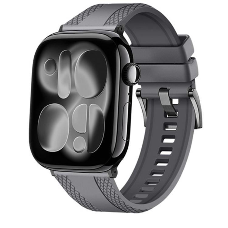 Dual-sided Diamond Texture Fluororubber Watch Band, For Apple Watch 46mm / 49mm / 45mm / 44mm, For Apple Watch 42mm / 41mm / 40mm / 38mm