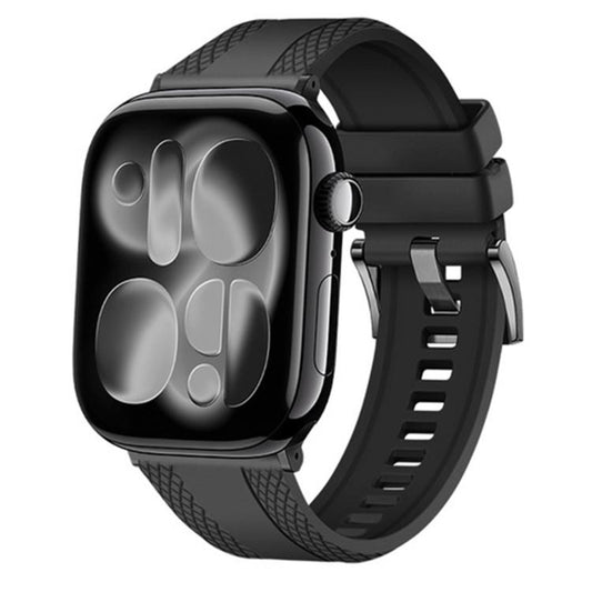 Dual-sided Diamond Texture Fluororubber Watch Band, For Apple Watch 46mm / 49mm / 45mm / 44mm, For Apple Watch 42mm / 41mm / 40mm / 38mm