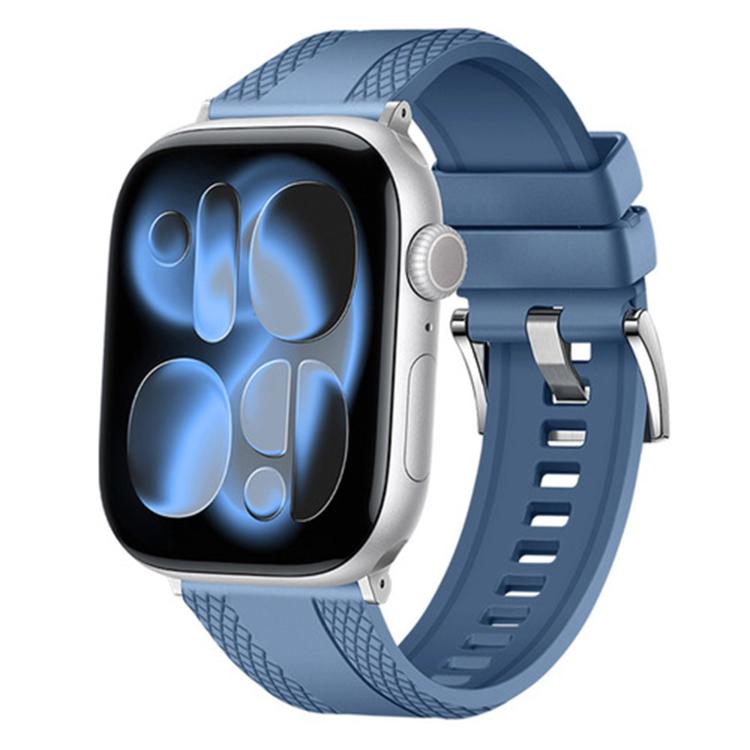 Dual-sided Diamond Texture Fluororubber Watch Band, For Apple Watch 46mm / 49mm / 45mm / 44mm, For Apple Watch 42mm / 41mm / 40mm / 38mm
