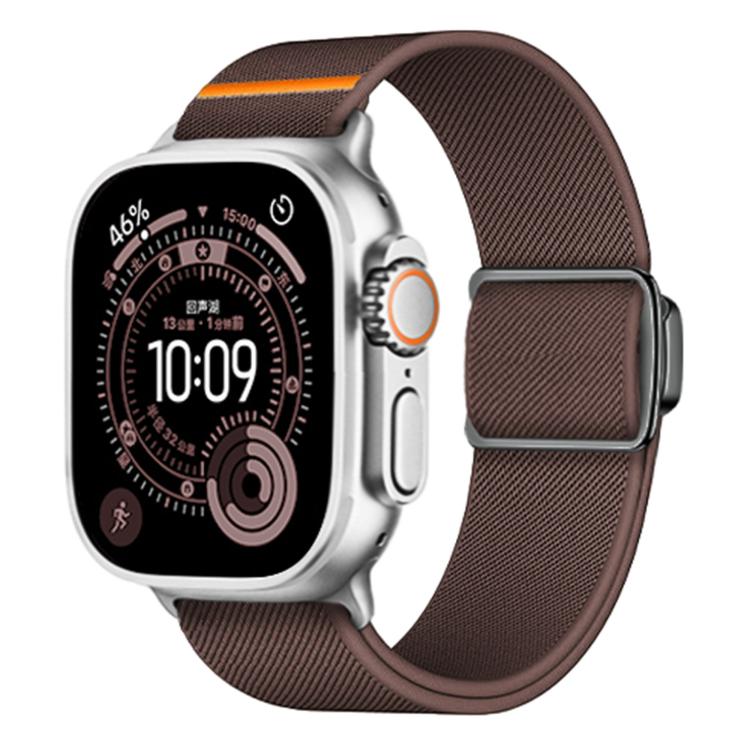 Titanium Magnetic Buckle Elastic Nylon Watch Band, For Apple Watch 46mm / 49mm / 45mm / 44mm, For Apple Watch 42mm / 41mm / 40mm / 38mm