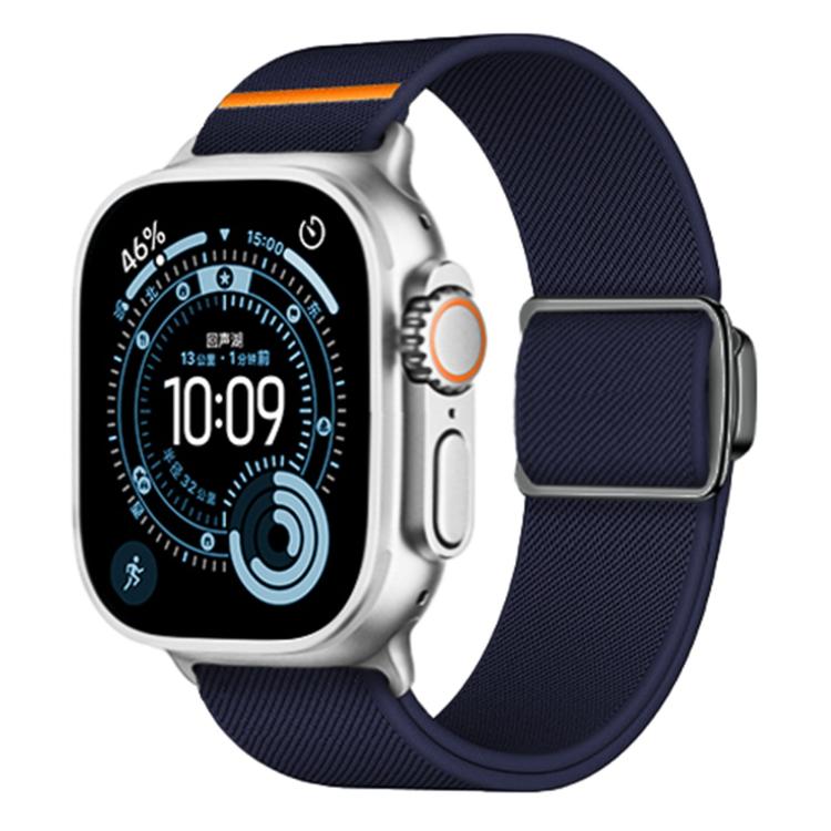 Titanium Magnetic Buckle Elastic Nylon Watch Band, For Apple Watch 46mm / 49mm / 45mm / 44mm, For Apple Watch 42mm / 41mm / 40mm / 38mm