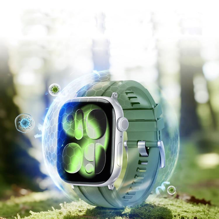 Extraordinary Exploration FKM Fluororubber Watch Band, For Apple Watch 46mm / 49mm / 45mm / 44mm, For Apple Watch 42mm / 41mm / 40mm / 38mm