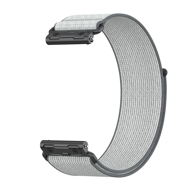 Explorer Metal Connector Nylon Loop Watch Band, For Garmin Venu X1