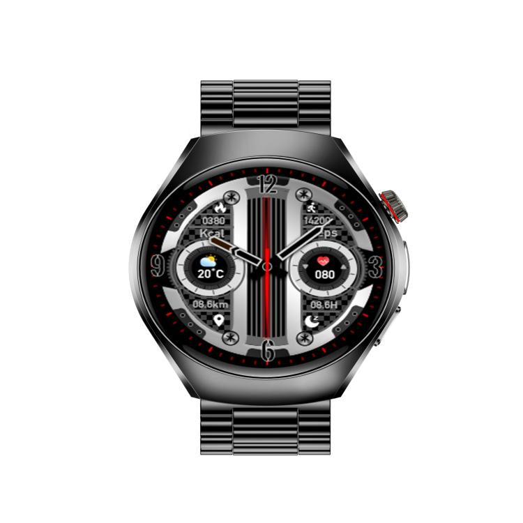 ET460 1.47 inch Color Screen BT Calling Smart Watch Steel Strap, Support Health Monitoring / ECG