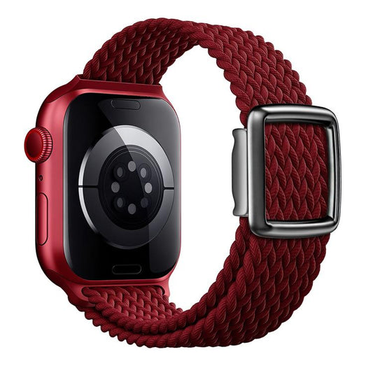 Modern Style Magnetic Buckle Woven Nylon Watch Band, For Apple Watch 46mm / 49mm / 45mm / 44mm, For Apple Watch 42mm / 41mm / 40mm / 38mm