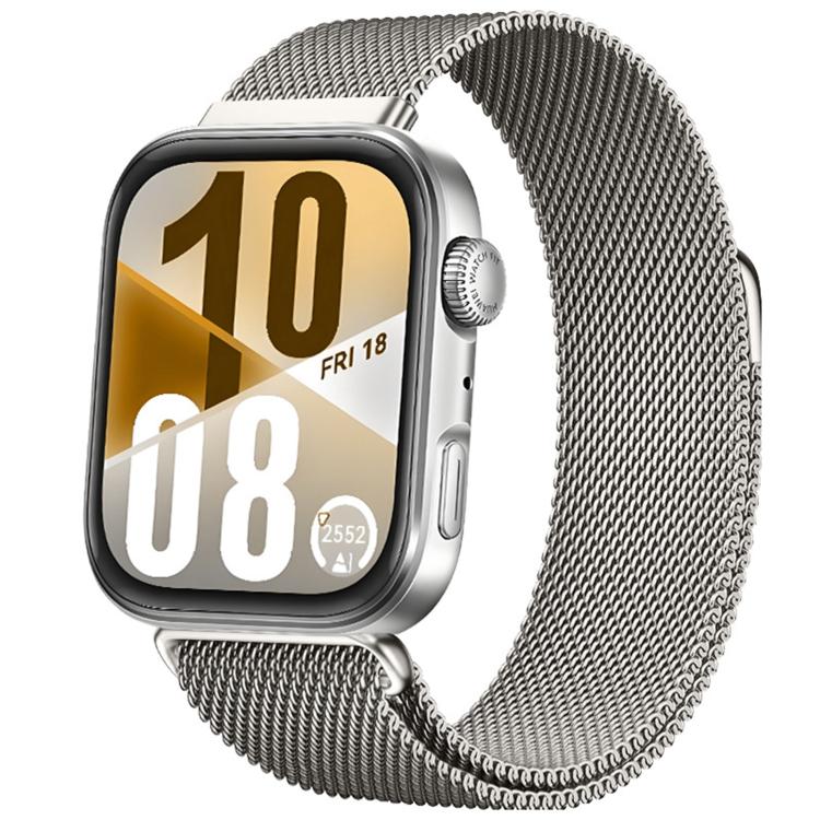 Milanese Magnetic Stainless Steel Watch Band, For Huawei Watch Fit 5 / Fit 5 Pro / Fit 4