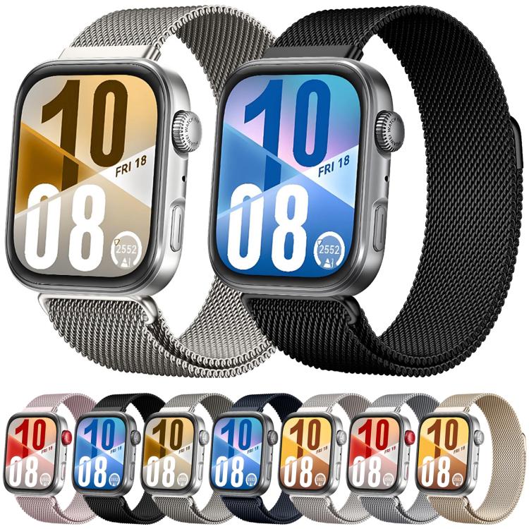 Milanese Magnetic Stainless Steel Watch Band, For Huawei Watch Fit 5 / Fit 5 Pro / Fit 4