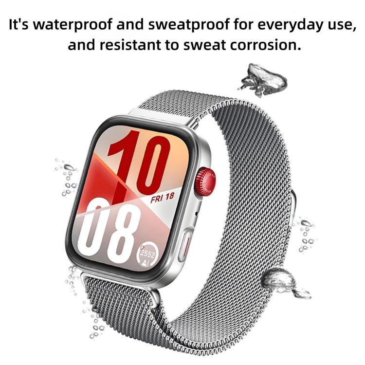 Milanese Magnetic Stainless Steel Watch Band, For Huawei Watch Fit 5 / Fit 5 Pro / Fit 4