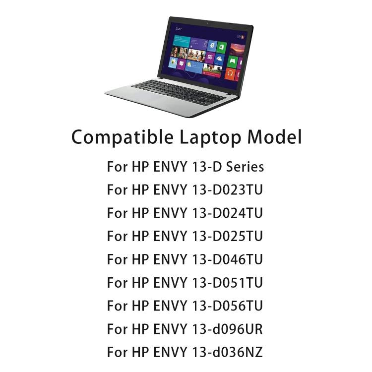 3830mAh Laptop Batteries For HP Envy 13-D023TU / Envy 13-D025TU, VR03XL