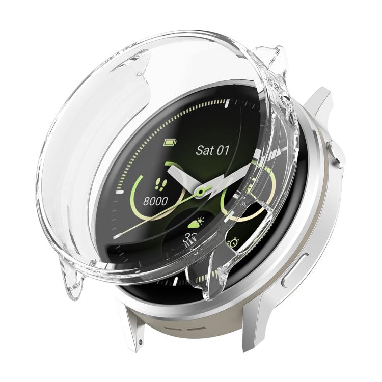ENKAY Hat-Prince Full Coverage Electroplated TPU Watch Cover with Screen Protection, For Garmin Venu 4 45mm, For Garmin Venu 4 41mm