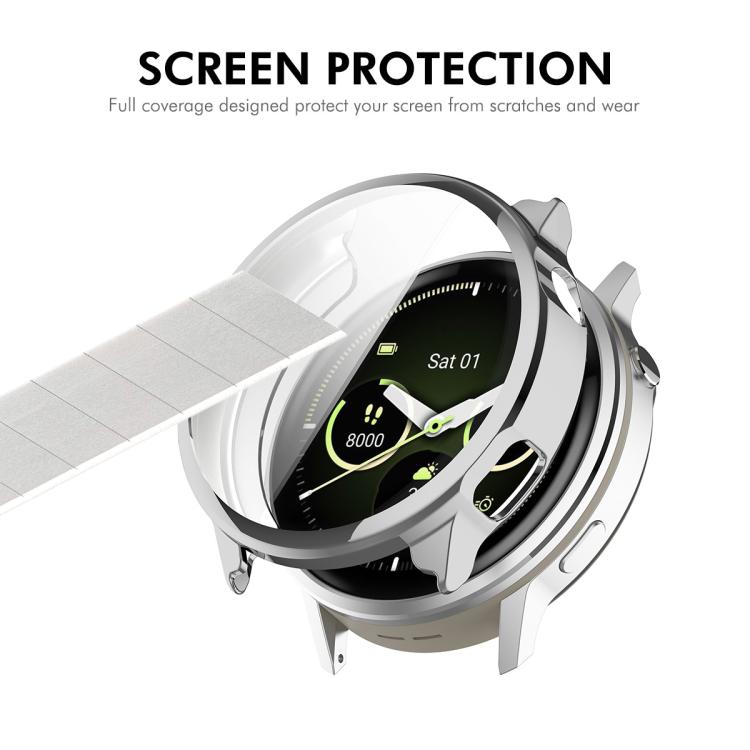 ENKAY Hat-Prince Full Coverage Electroplated TPU Watch Cover with Screen Protection, For Garmin Venu 4 45mm, For Garmin Venu 4 41mm