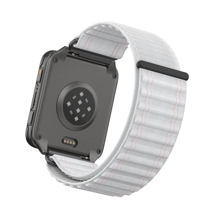 Mountain Wave Pattern Loop Nylon Watch Band, For Garmin Venu X1