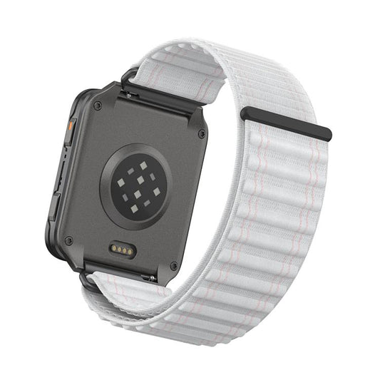 Mountain Wave Pattern Loop Nylon Watch Band, For Garmin Venu X1