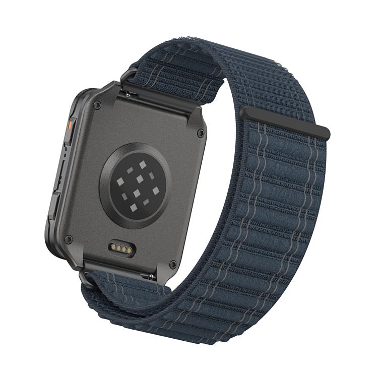 Mountain Wave Pattern Loop Nylon Watch Band, For Garmin Venu X1