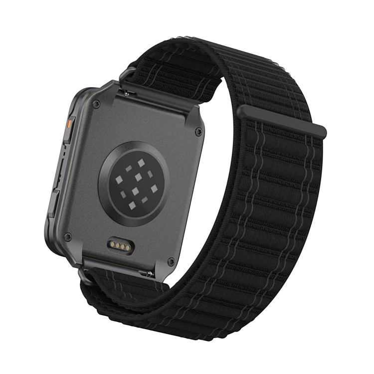 Mountain Wave Pattern Loop Nylon Watch Band, For Garmin Venu X1