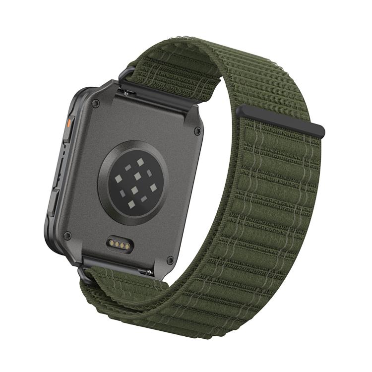 Mountain Wave Pattern Loop Nylon Watch Band, For Garmin Venu X1