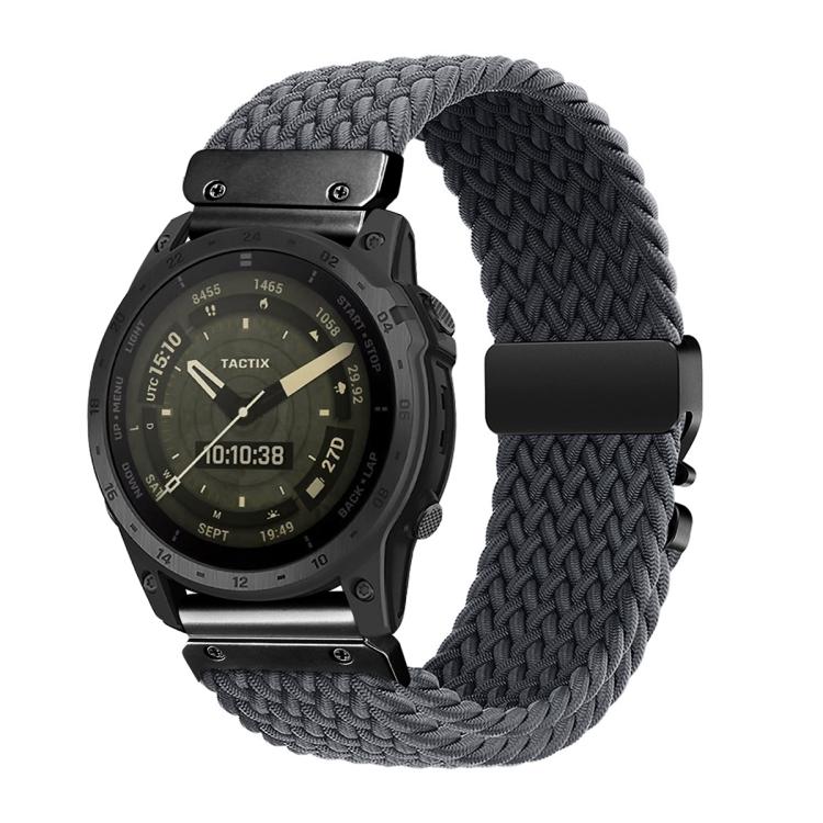 Quick Release Parachute Buckle Woven Nylon Watch Band, For Gamin 22mm, For Gamin 26mm, For Gamin 20mm