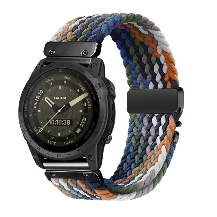 Quick Release Parachute Buckle Woven Nylon Watch Band, For Gamin 22mm, For Gamin 26mm, For Gamin 20mm