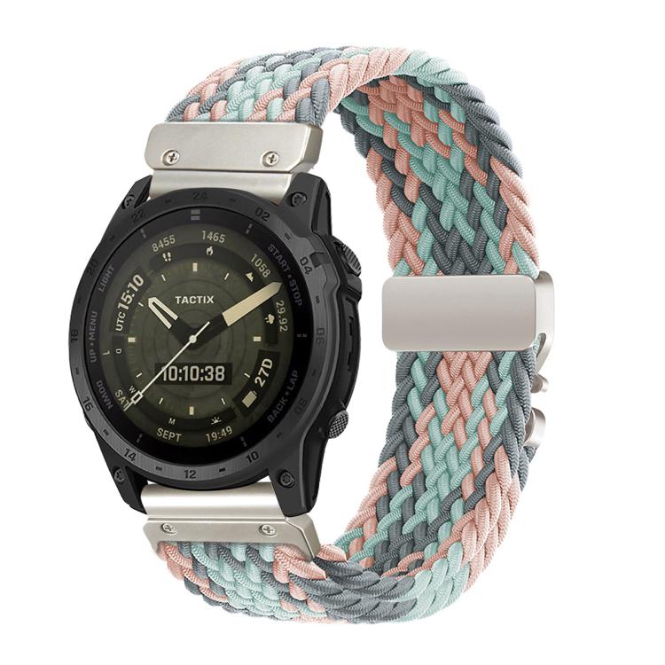 Quick Release Parachute Buckle Woven Nylon Watch Band, For Gamin 22mm, For Gamin 26mm, For Gamin 20mm
