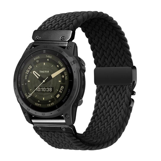 Quick Release Parachute Buckle Woven Nylon Watch Band, For Gamin 22mm, For Gamin 26mm, For Gamin 20mm