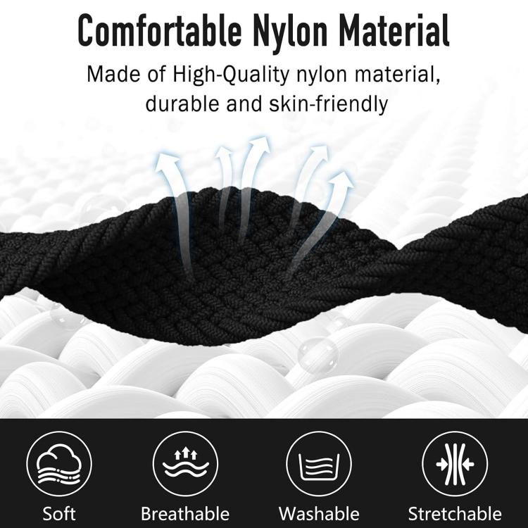Quick Release Parachute Buckle Woven Nylon Watch Band, For Gamin 22mm, For Gamin 26mm, For Gamin 20mm