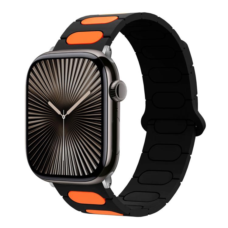 Oval Magnetic Silicone Watch Band, For Apple Watch 46mm / 49mm / 45mm / 44mm, For Apple Watch 42mm / 41mm / 40mm / 38mm