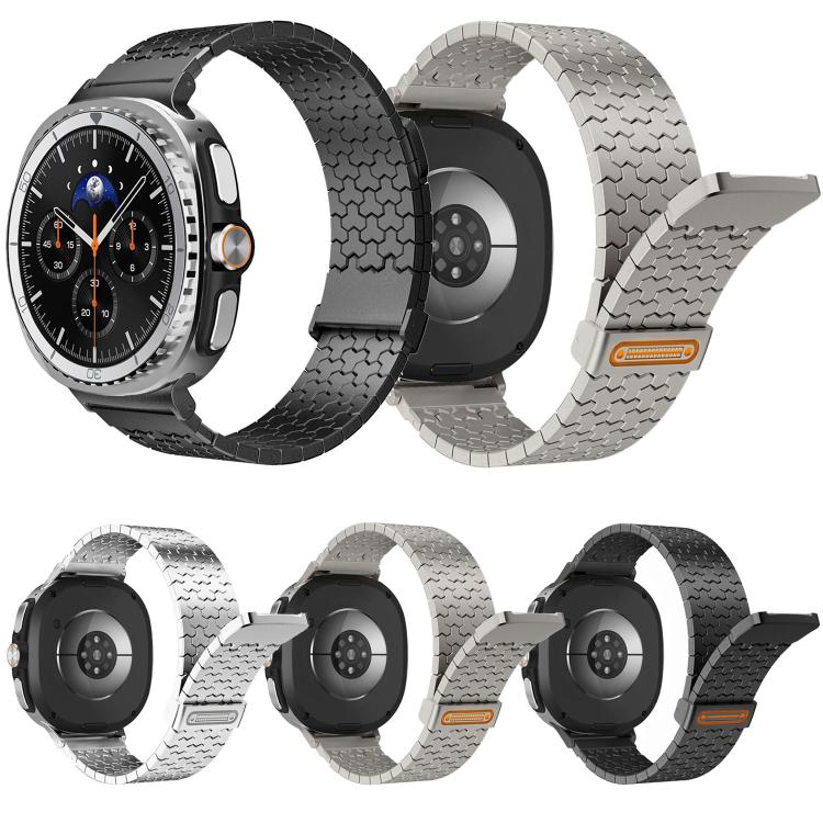 Y-Shaped Dual Magnetic Stainless Steel Watch Band, For Samsung Galaxy Watch8 / Watch8 Classic