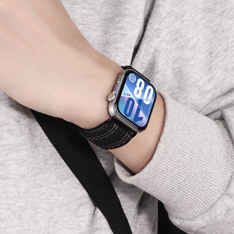 Wave Texture Woven Nylon Hook And Loop Fastener Watch Band, For Huawei Watch Fit 4 Pro / Fit 4 / Fit 3