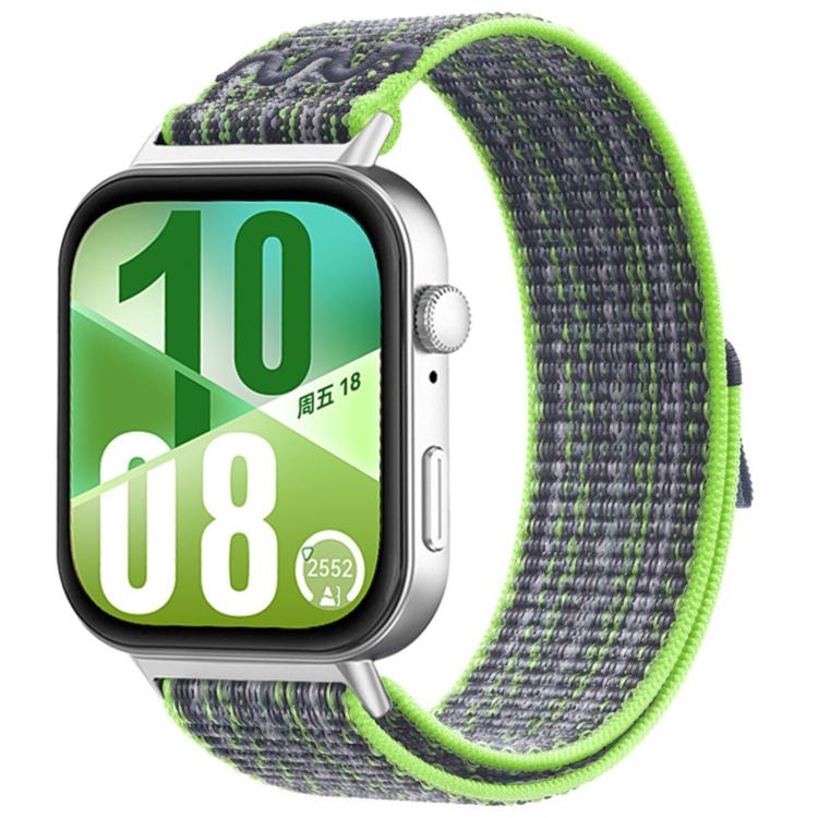 Nylon Woven Hook And Loop Fastener Watch Band, For Huawei Watch Fit 4 Pro / Fit 4 / Fit 3