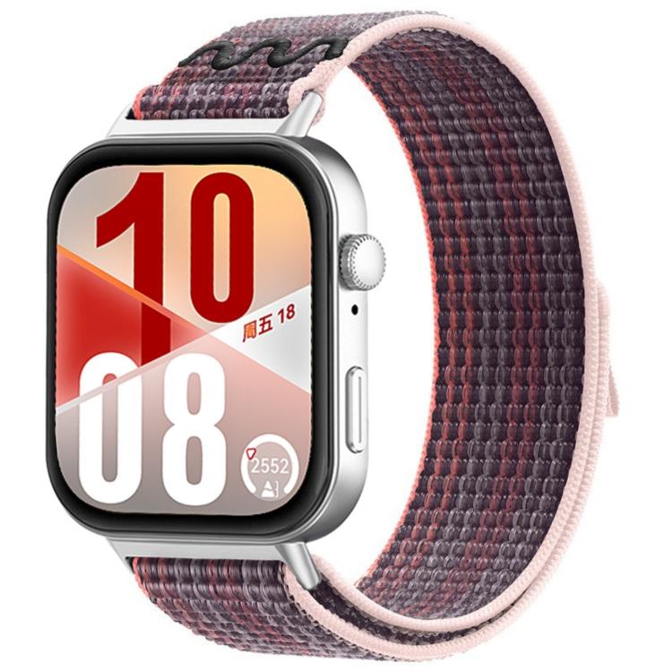 Nylon Woven Hook And Loop Fastener Watch Band, For Huawei Watch Fit 4 Pro / Fit 4 / Fit 3