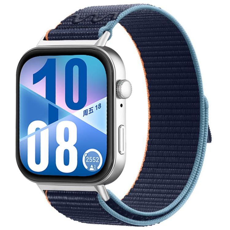 Nylon Woven Hook And Loop Fastener Watch Band, For Huawei Watch Fit 4 Pro / Fit 4 / Fit 3