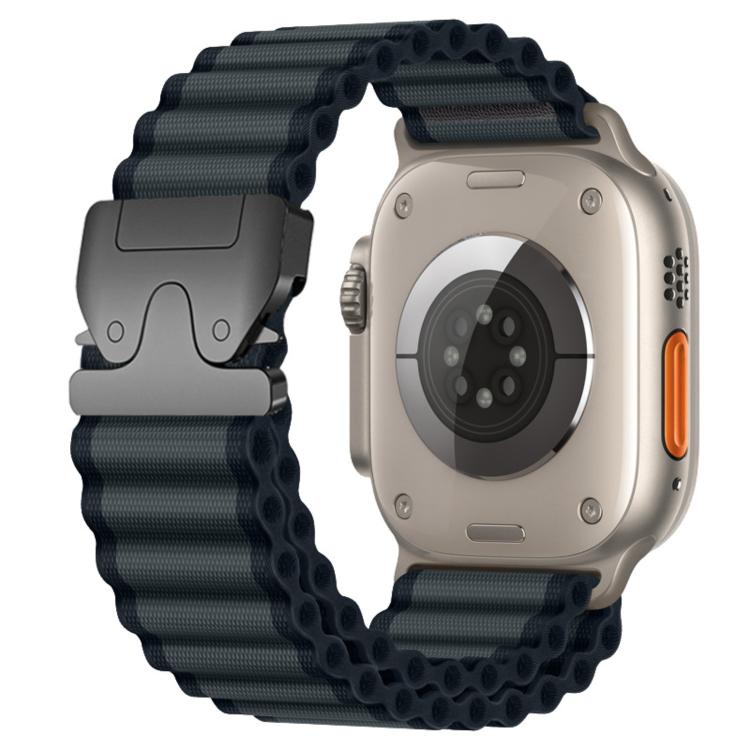 Parachute Buckle Off Road Wide Ribbed Nylon Watch Band, For Apple Watch 46mm / 49mm / 45mm / 44mm, For Apple Watch 42mm / 41mm / 40mm / 38mm