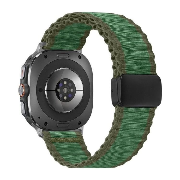 Off Road Magnetic Buckle Braided Nylon Loop Watch Band, For Samsung Galaxy Watch Ultra 47mm / Ultra 2025